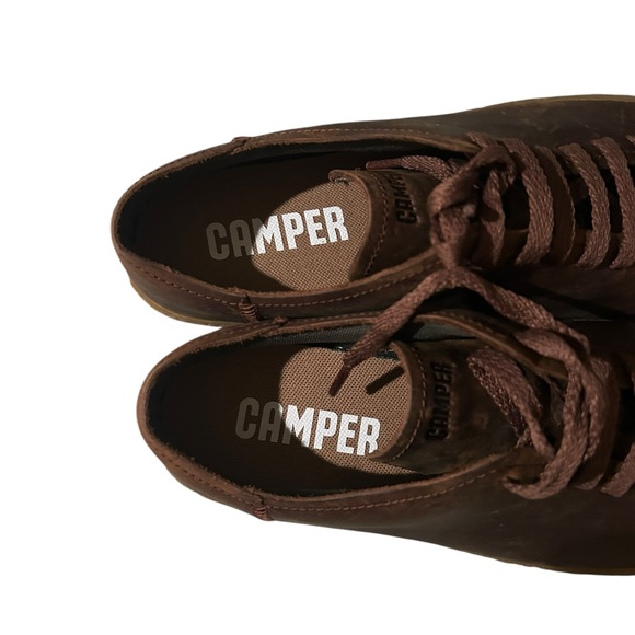 Camper Brown Leather Men's Shoes 42 or 8.5 - Picture 4 of 7